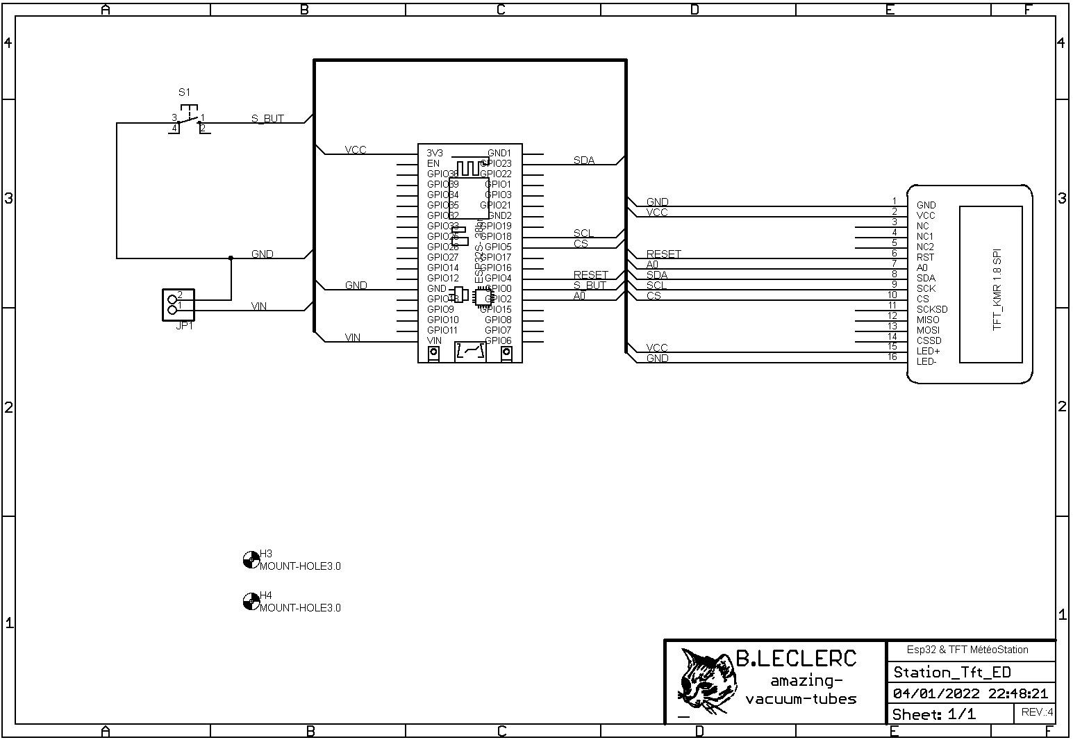 Meteo esp32 tft v2 sch