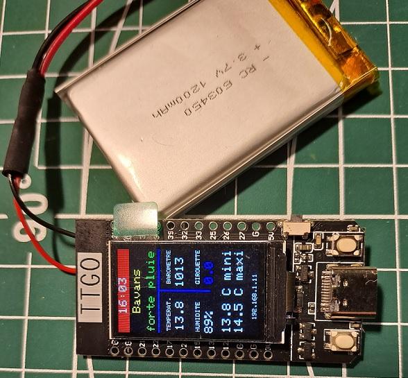 Meteo esp32 ttgo matos